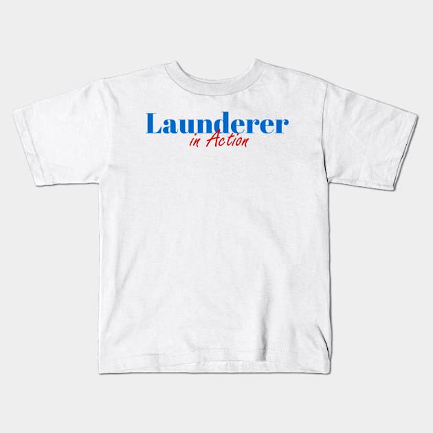 Launderer Mission Kids T-Shirt by ArtDesignDE